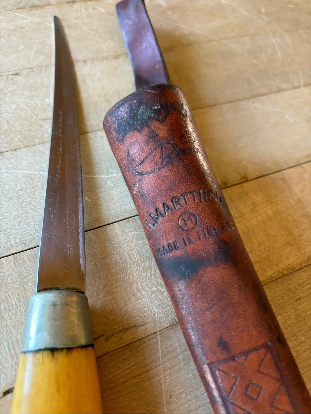 Vintage Finnish J. Marttiini Fillet Knife